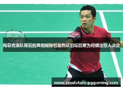 陶菲克退队背后的真相揭秘引发热议羽坛巨星为何做出惊人决定 陶菲克退队背后的真相揭秘引发热议羽坛巨星为何做出惊人决定